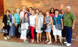 Group after dinner