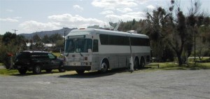 Bus at Shoshone (Medium)