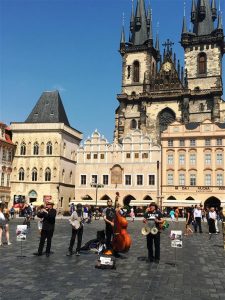 Dixieland Band in Old Town Square