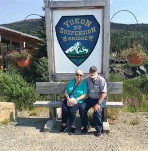 Yukon Suspension Bridge sign (Medium)