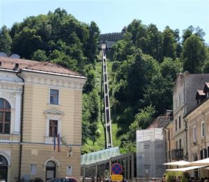 Funicular to Castle in Ljubljana (Medium)